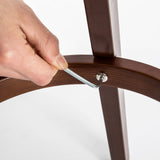 Leila Contemporary Wooden Bar Stool