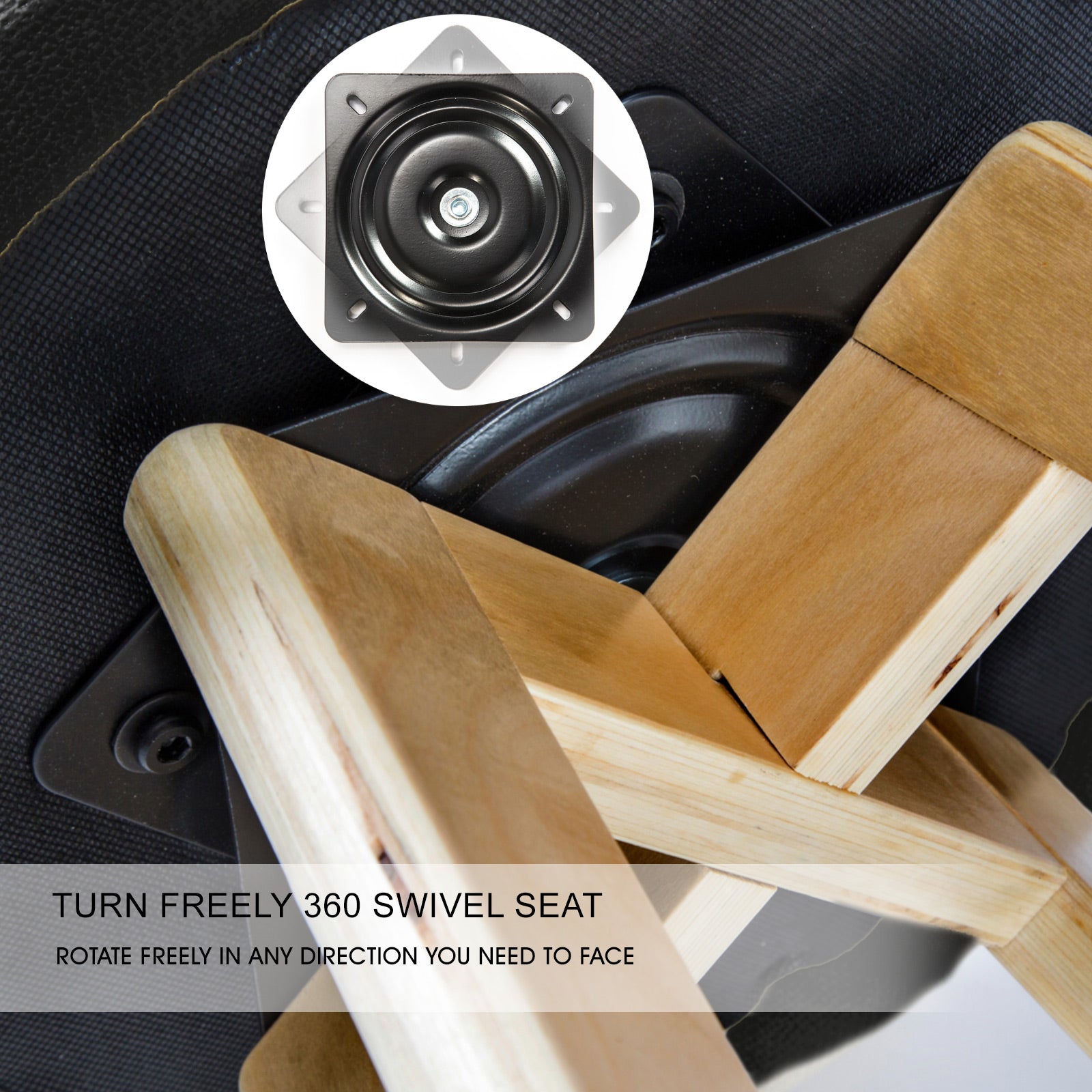 Leila Contemporary Wooden Bar Stool