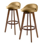 Leila Wood Bar Stool Set