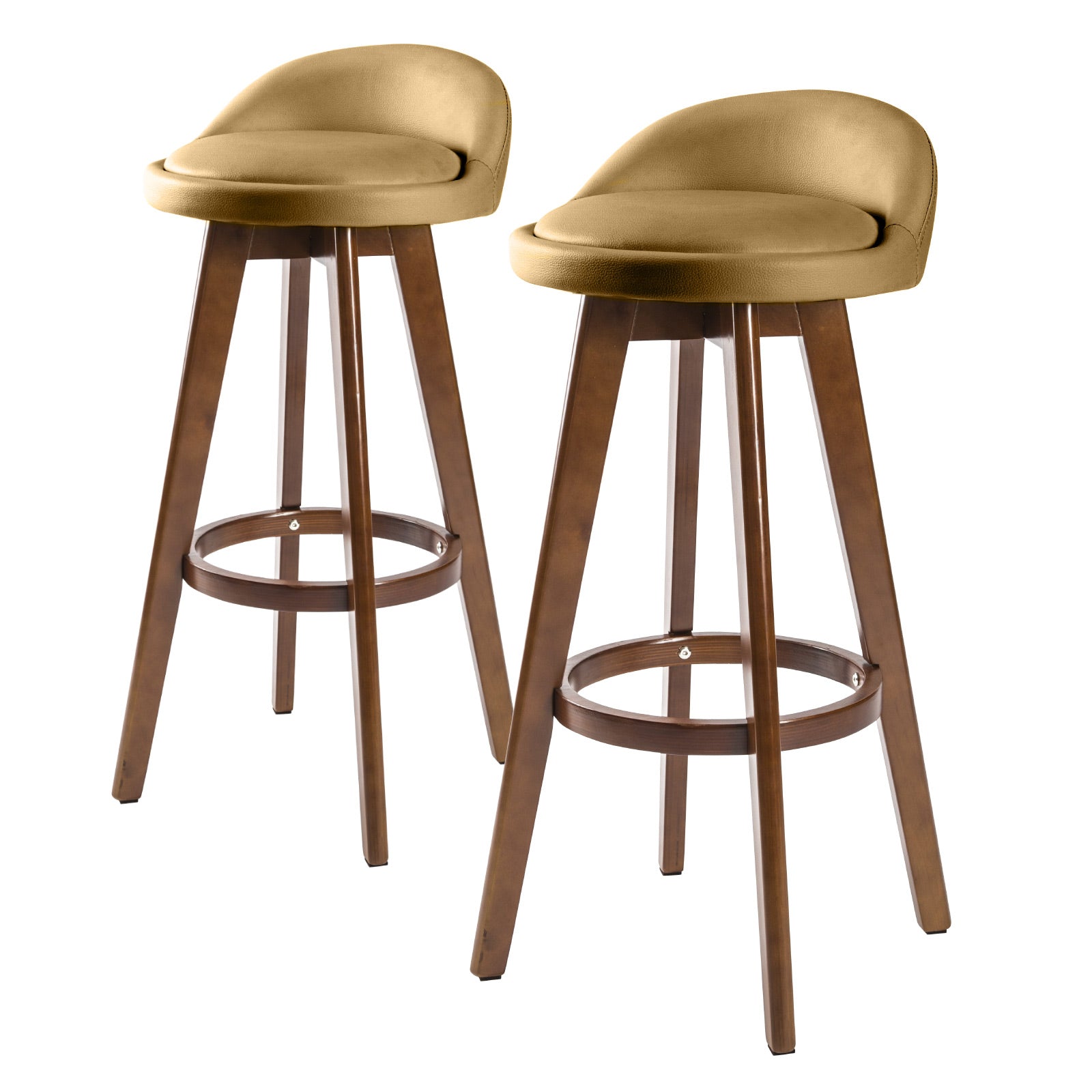 Leila Wood Bar Stool Set