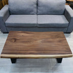 Hand-Carved Acacia Coffee Table - 1.2m