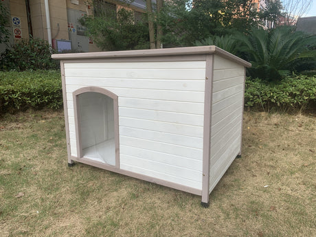 XXL Wooden Timber Dog Kennel Cabin