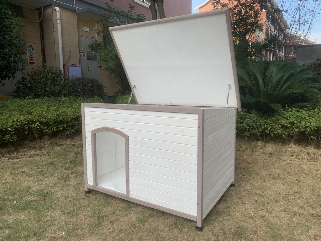 XXL Wooden Timber Dog Kennel Cabin