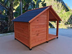 Wooden Timber Dog Kennel House, 130x105x100cm