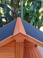 Wooden Timber Dog Kennel House, 130x105x100cm