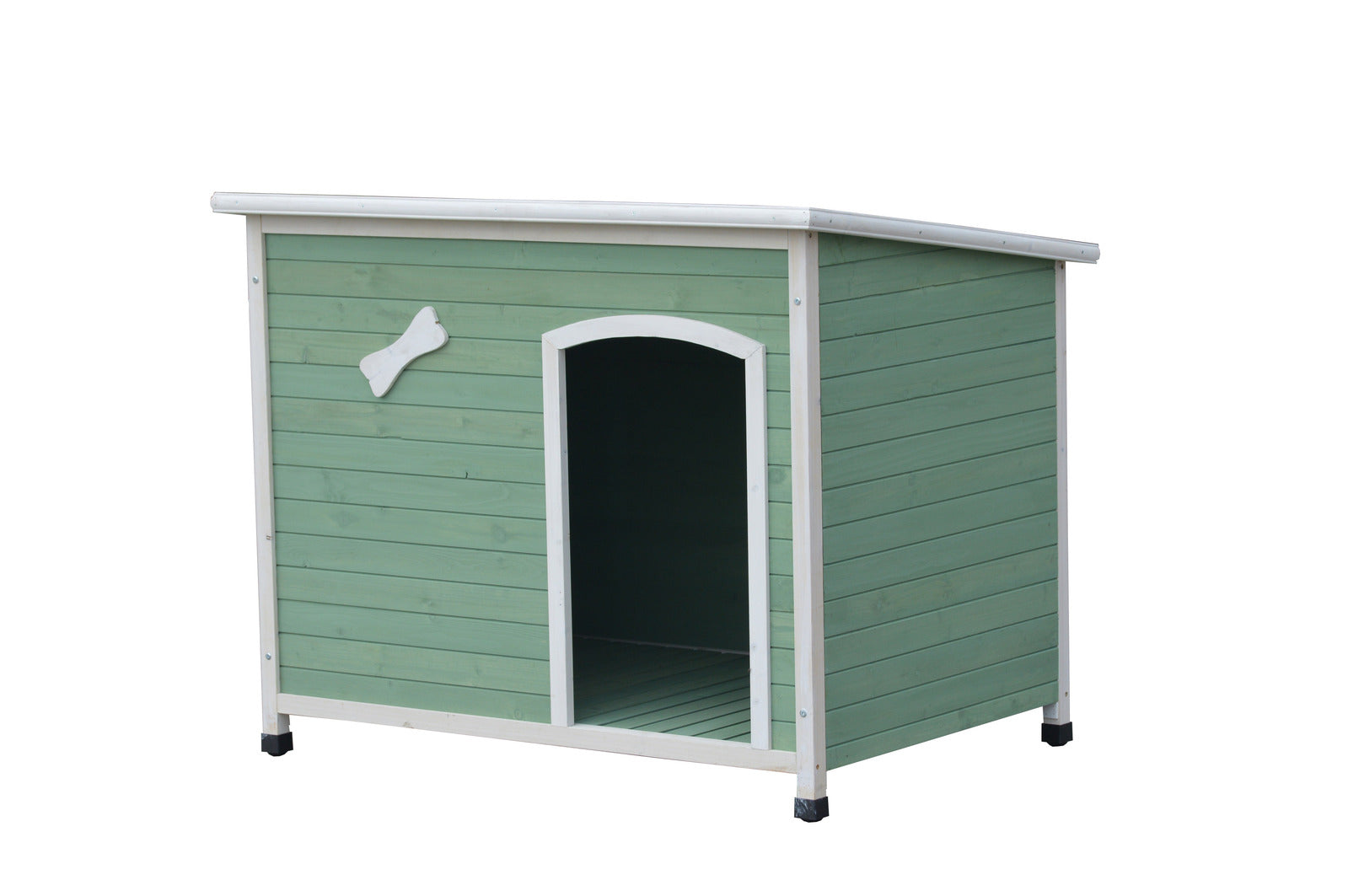 Medium Wooden Dog Kennel with Lift-Up Roof