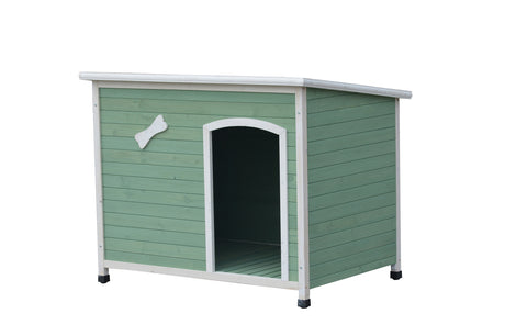 Medium Wooden Dog Kennel with Lift-Up Roof