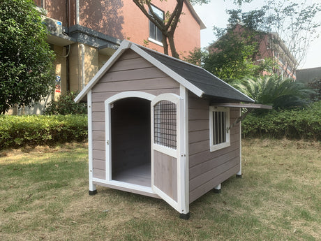 XL Timber Dog Kennel House with Door