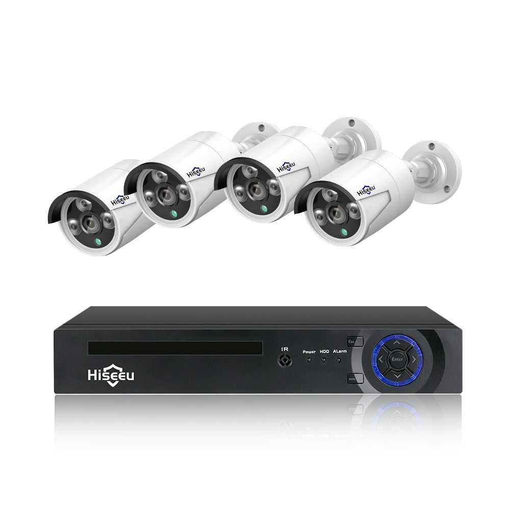 Hiseeu H5NVR-P4-612P 4CH 2MP/1080P PoE CCTV System