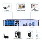 Hiseeu Advanced 8CH PoE CCTV System