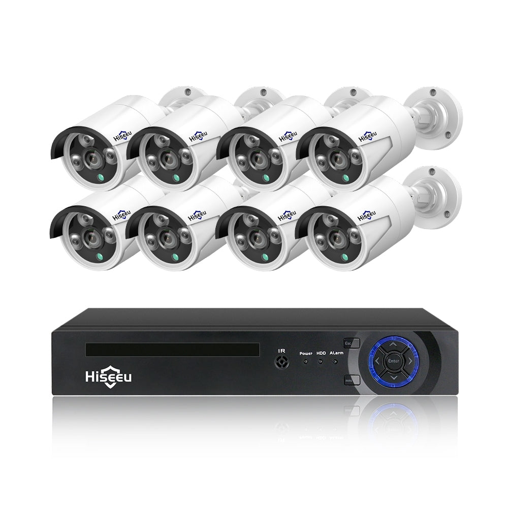 Advanced 8-Channel 4MP PoE CCTV System