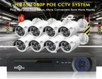 Advanced 8-Channel 4MP PoE CCTV System