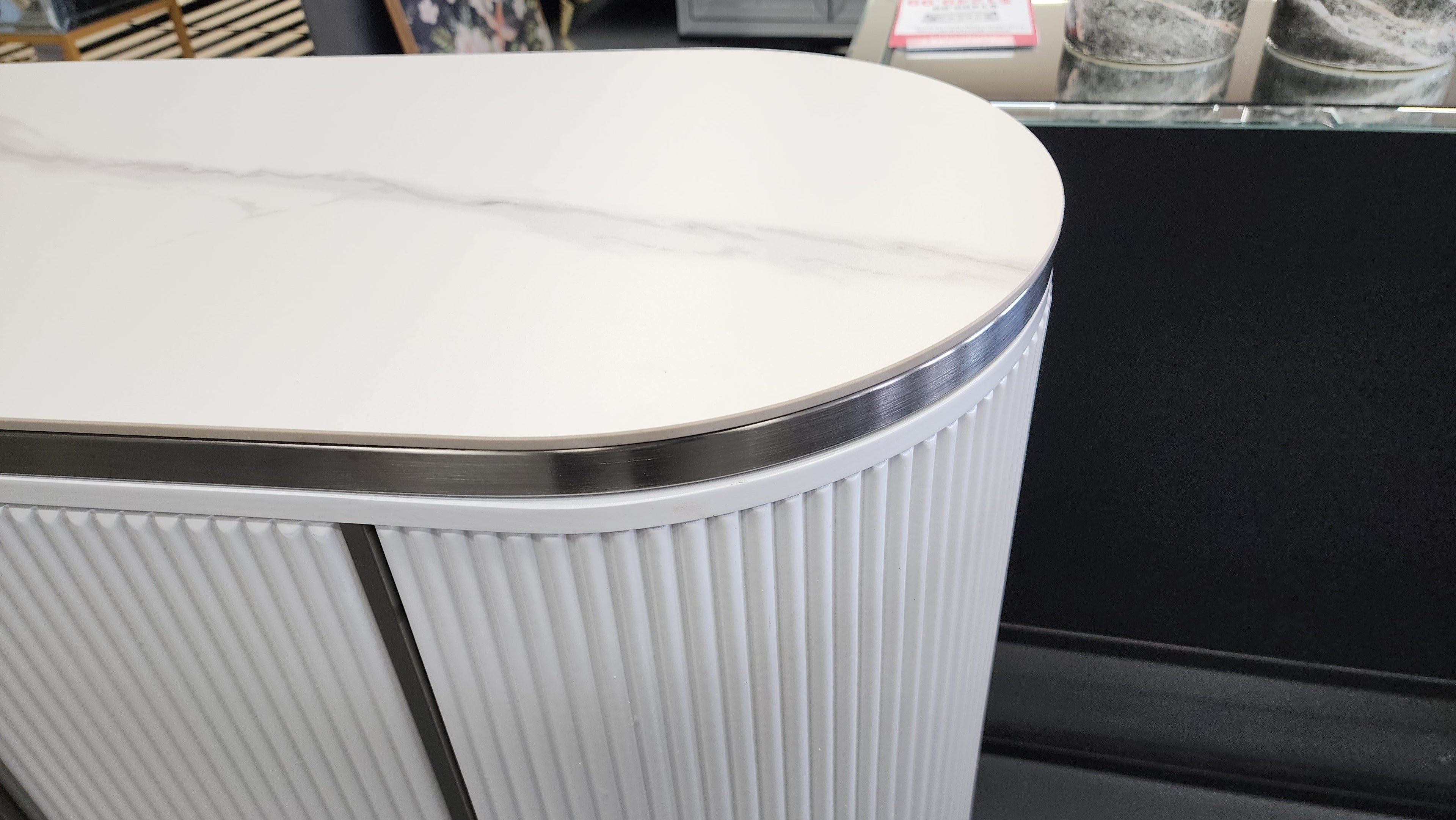 Elegant Kingsley Sideboard with Marble Top