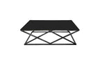 Alsea Modern Coffee Table with Metal Base