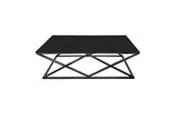 Alsea Modern Coffee Table with Metal Base