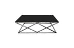 Alsea Modern Coffee Table with Metal Base