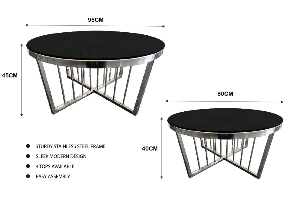 Elegance Versatile Coffee Table 80cm