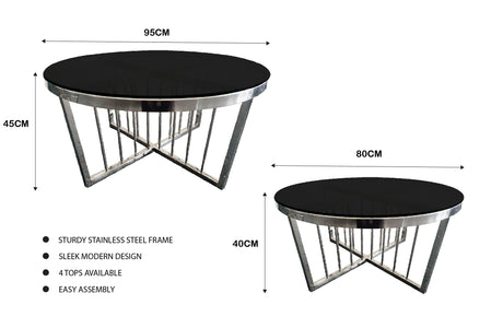 Elegance Versatile Coffee Table 80cm