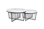 Salina Elegant Coffee Table with Custom Tops