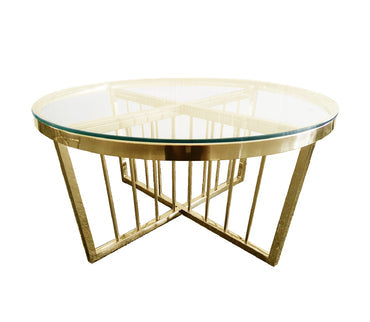 Salina Elegant Coffee Table with Custom Tops