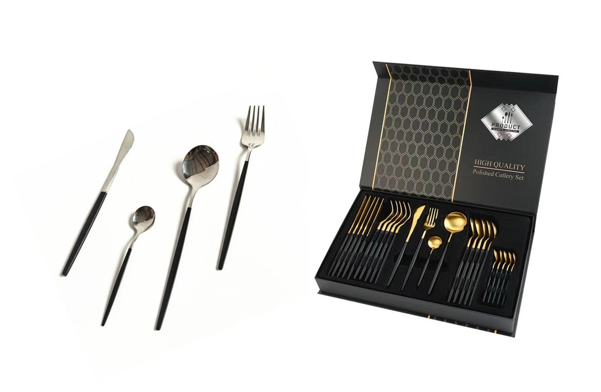 Keily Deluxe Cutlery Set - Gold