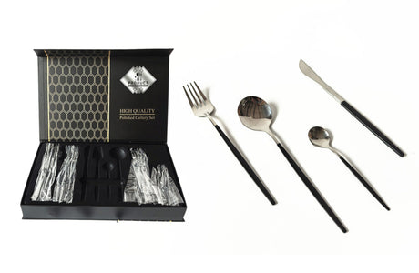 Keily Deluxe Cutlery Set - Silver