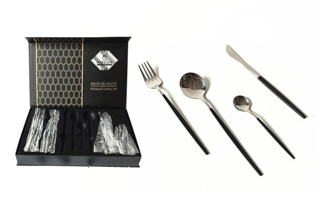 Keily Deluxe Cutlery Set - Silver