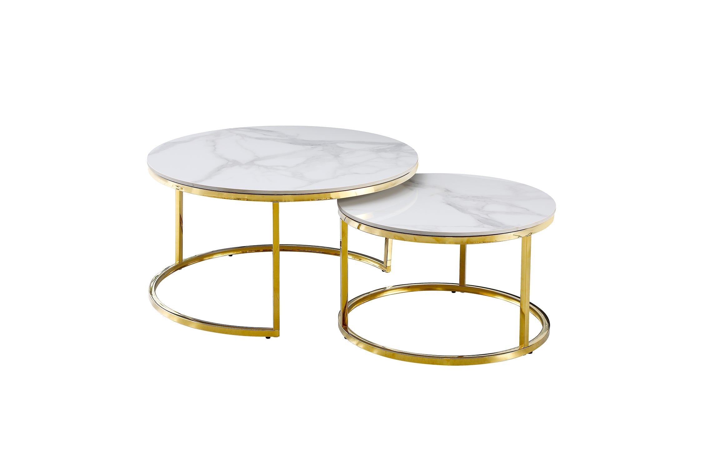 Modern Nesting Coffee Table Set