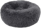 Plush Round Cuddler Pet Bed for Cats and Dogs