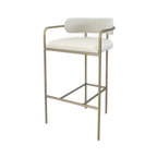 Allegra Premium Linen Bar Stool
