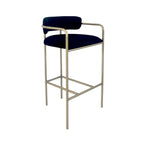 Allegra Premium Linen Bar Stool