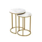 Deva Gold Nested Side Table Set