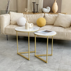 Nala Gold Modern Nested Side Table Set