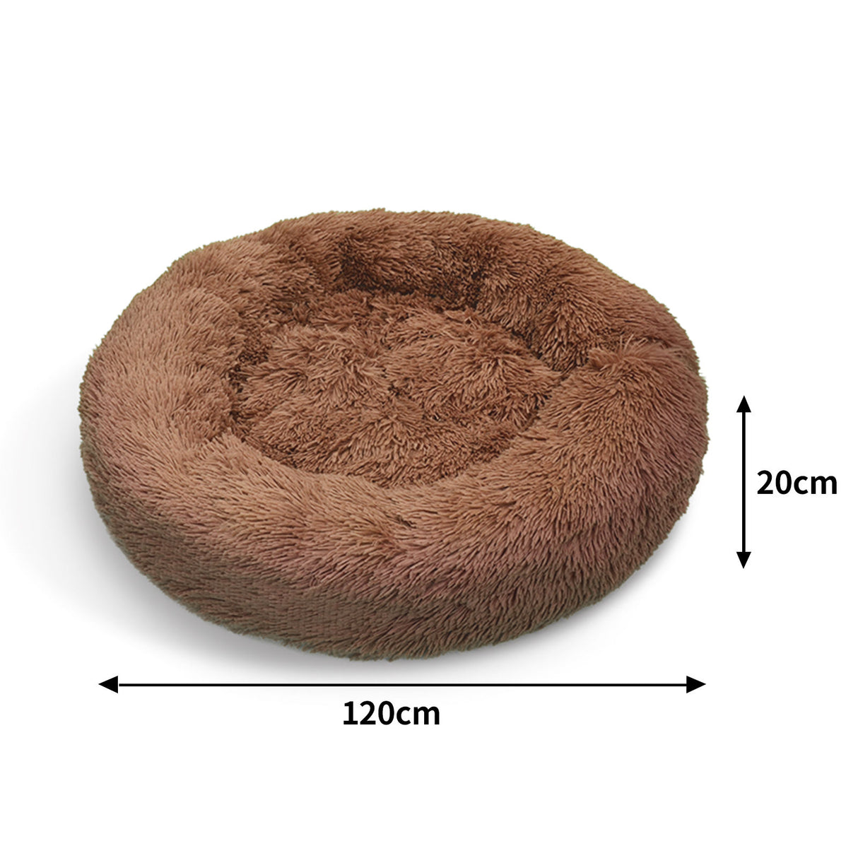 Pawfriends Plush Calming Pet Bed