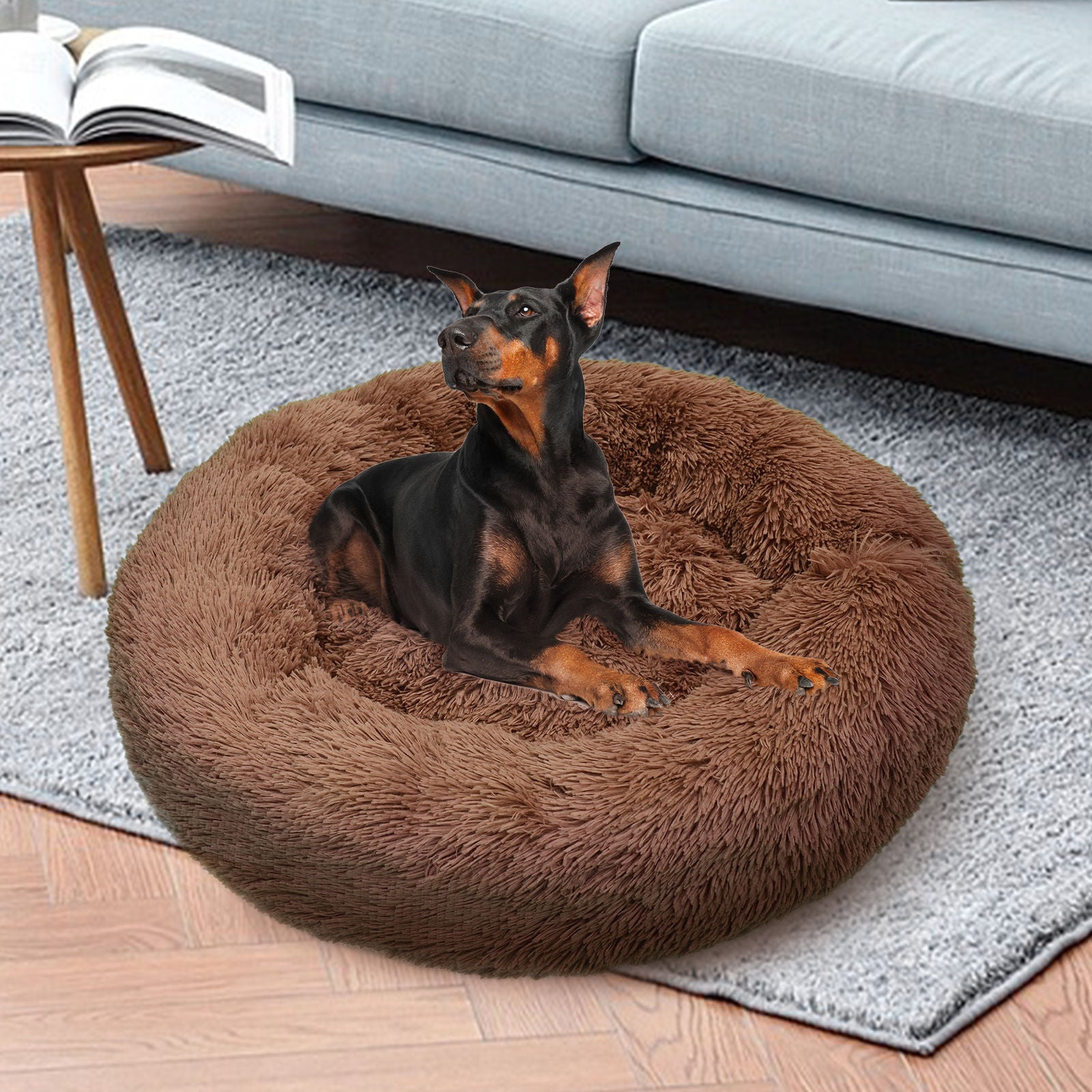 Pawfriends Plush Calming Pet Bed