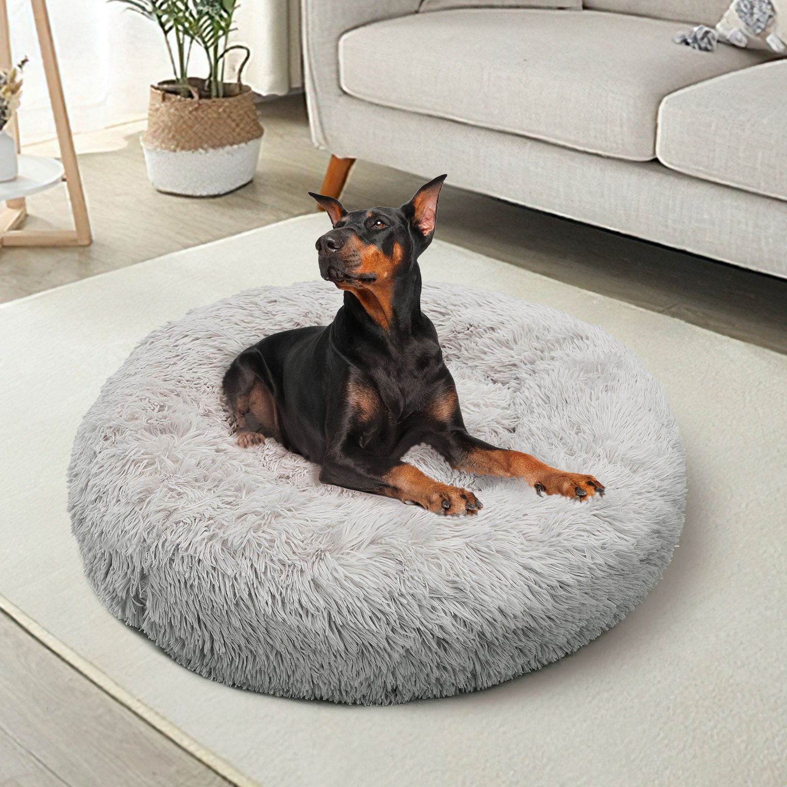 Pawfriends Plush Calming Pet Bed