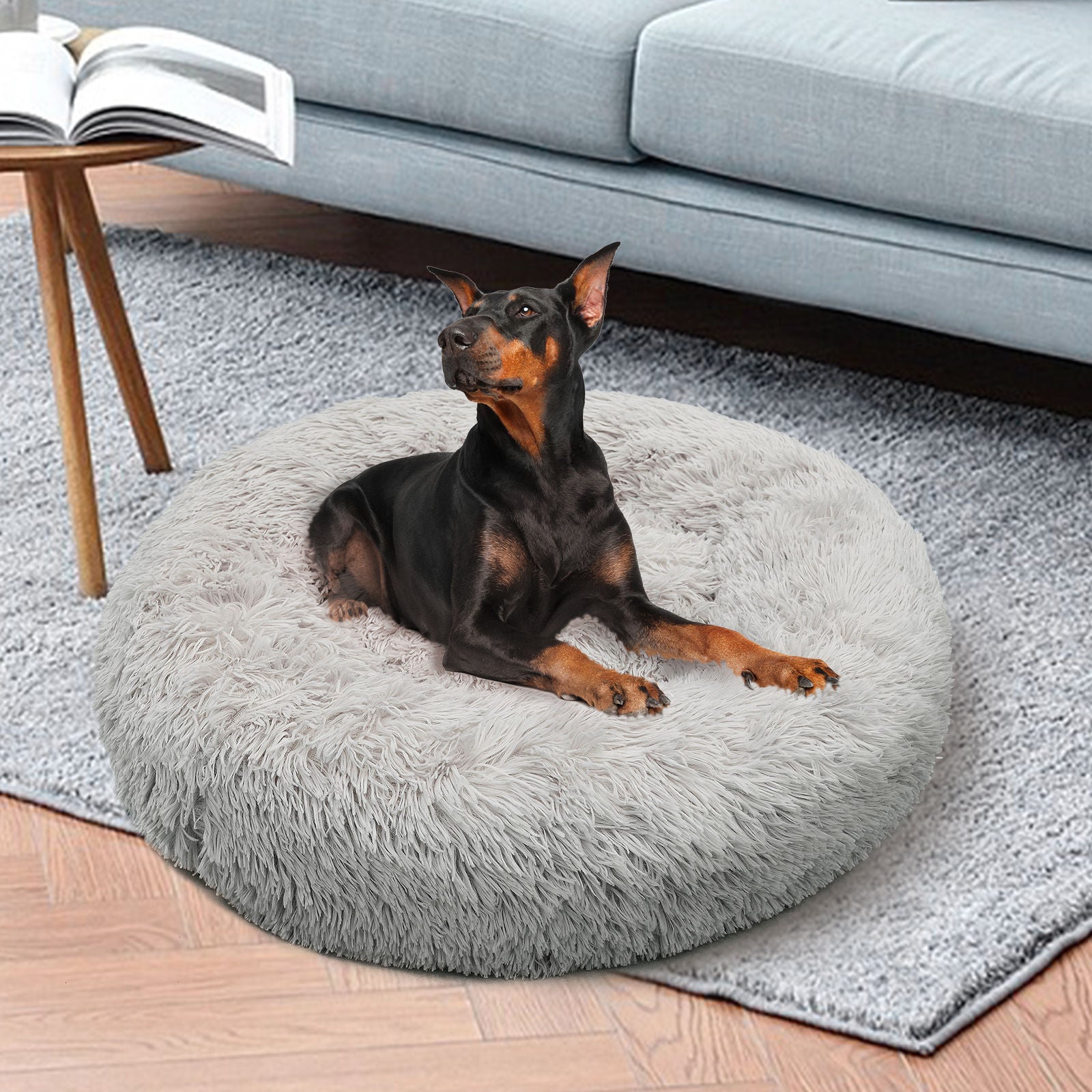 Pawfriends Plush Calming Pet Bed