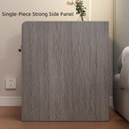 2x Bedside table walnut wood grain tray drawers vintage style furniture