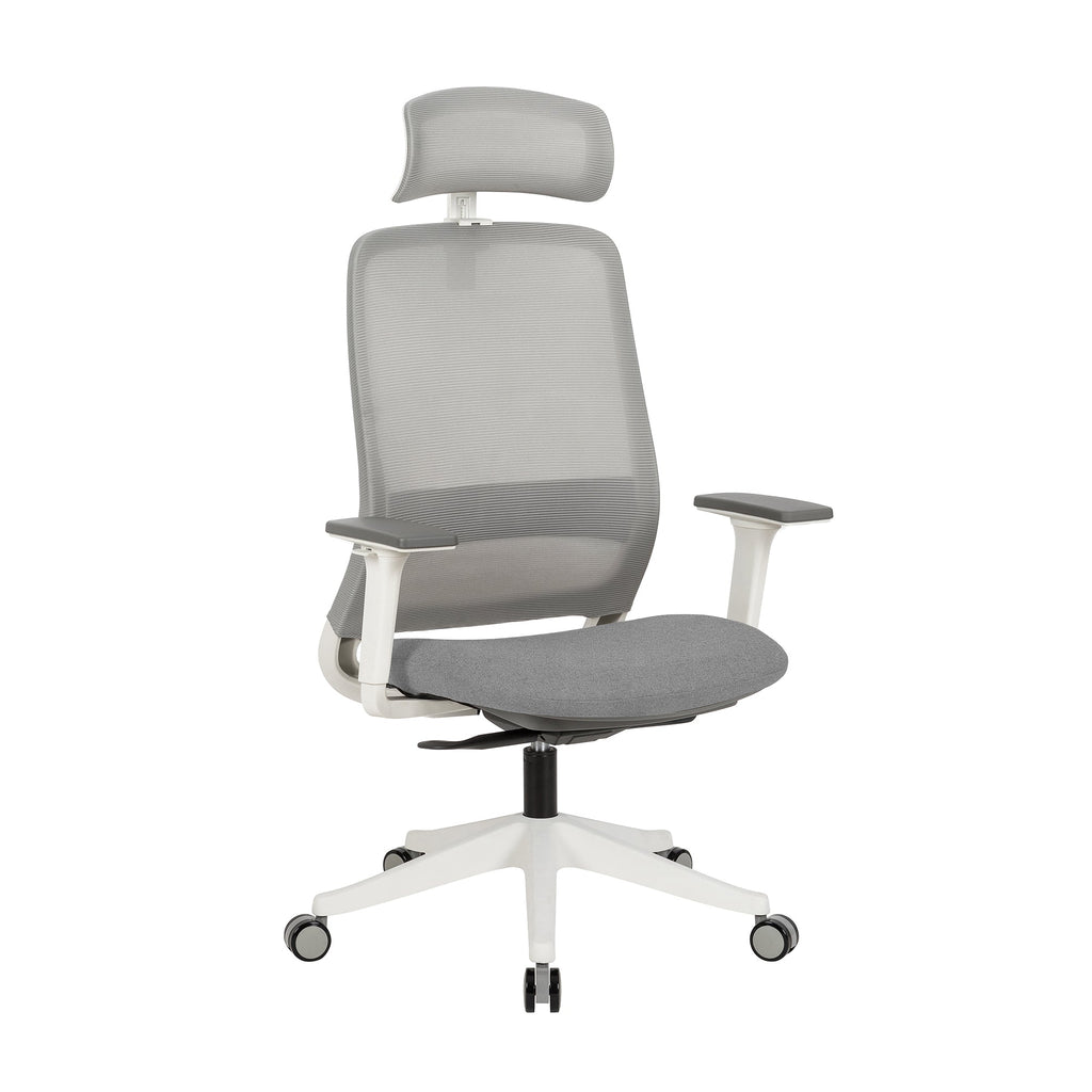 Carlie High Back Ergonomic Office Chair - Grey