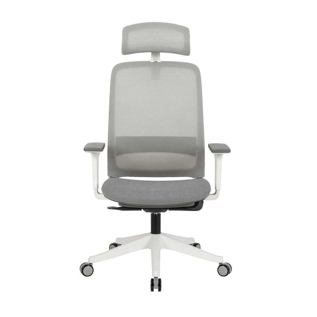 Carlie High Back Ergonomic Office Chair - Grey