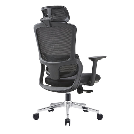 Elena High Back Ergonomic Office Chair - Black