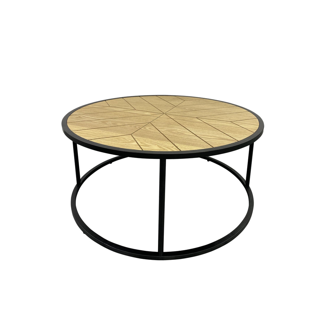 Chevron Coffee Table - Modern Elegance
