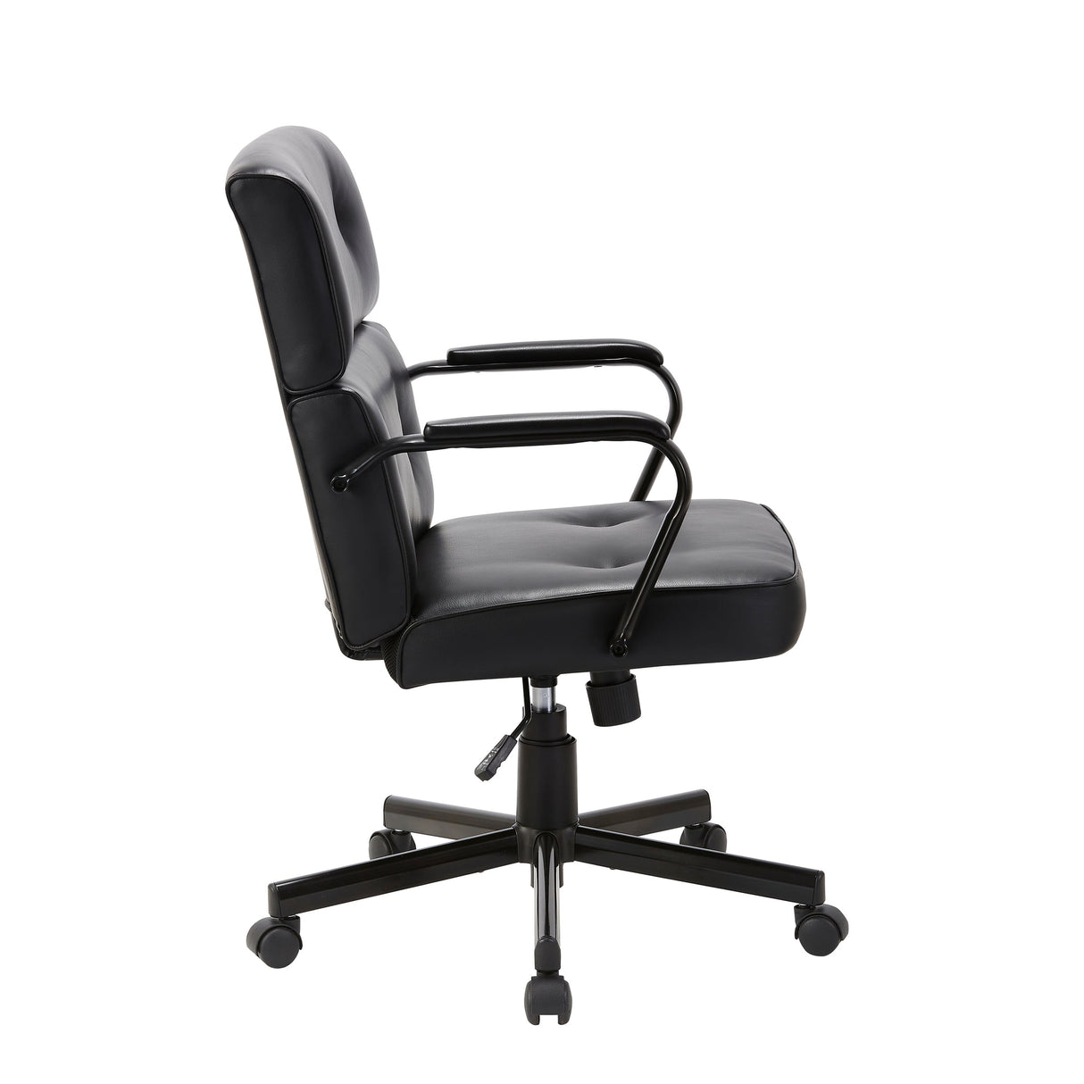 Beverly Ergonomic Home Office Chair - Black PU