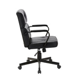 Beverly Ergonomic Home Office Chair - Black PU