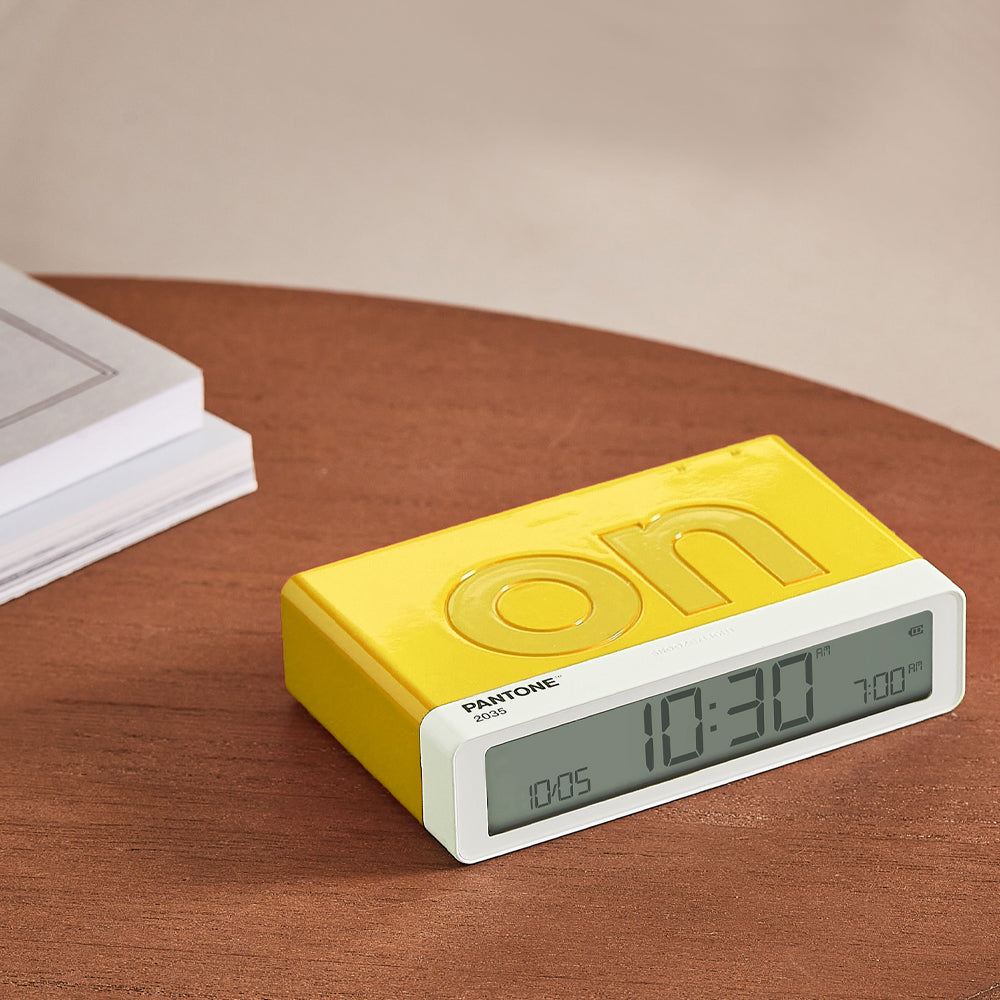 Classic Reversible Alarm Clock PANTONE - Various Colours