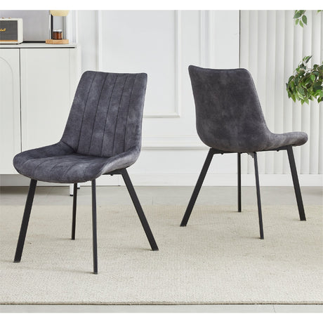 Elegant Fabric Dining Chairs Set of 4