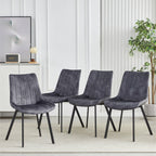 Elegant Fabric Dining Chairs Set of 4