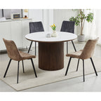Elegant Fabric Dining Chairs Set of 4
