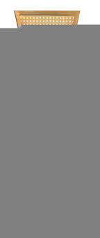 Gold Black High Back Swivel Bar Stool