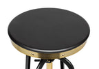 Industrial Height Adjustable Swivel Bar Stool